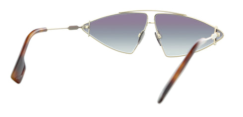 Burberry Women Sunglasses Black W/ Gold Irregular BE3111-10178G